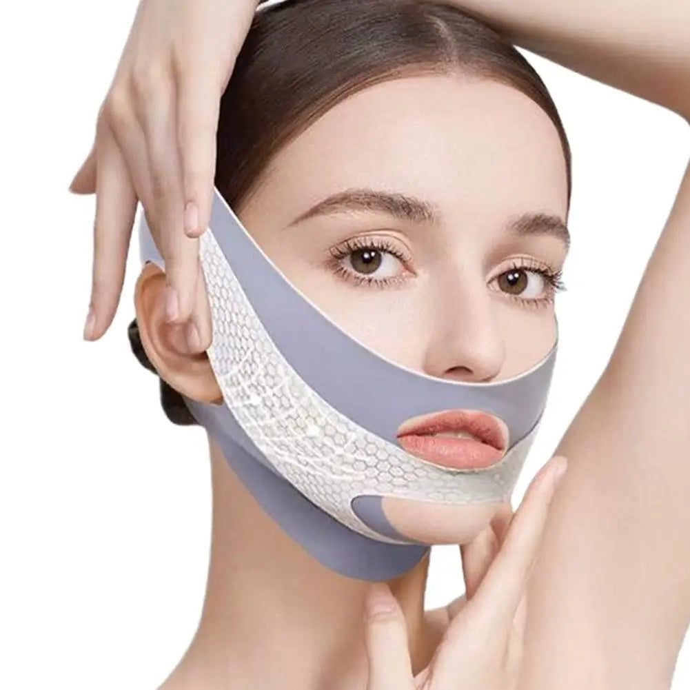 Reusable Face Slimming Bandage V Line Face Shaper Women Chin Cheek Lift Up Belt Facial Massage Strap Face Skin Care Beauty Tools