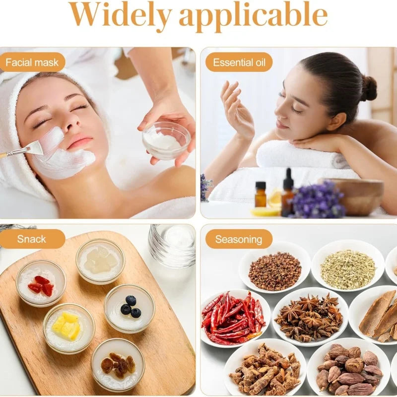 Transparent Mixing Bowl Set DIY Facemask Mixing Tools Soft Applicator Brushes Spatula for Face Deep Cleaning Beauty Skin Care