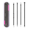 4 Professional Facial Blackhead Needle Set, Acne Whitehead Blackhead Extractor Stainless Steel, Deep Face Cleansing Tool