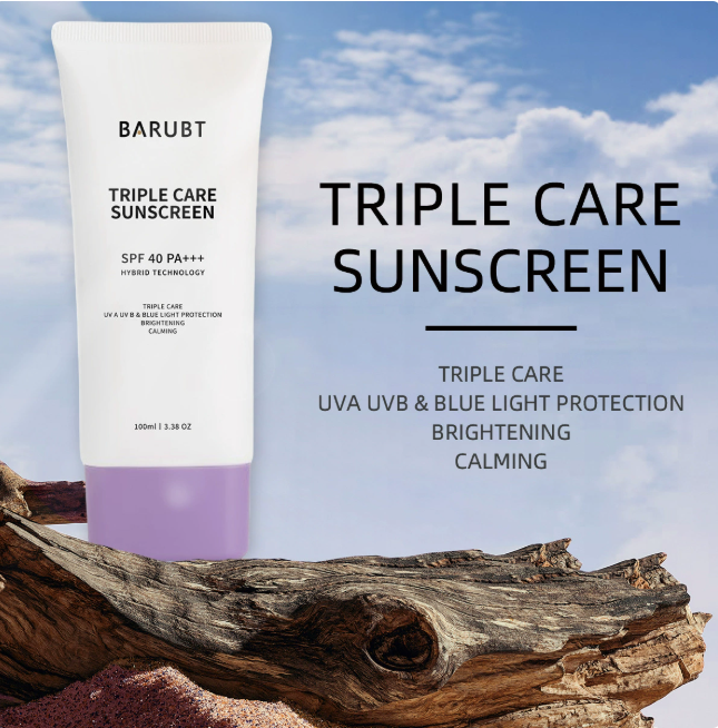 3-in-1 Multi-Effect Face Sunscreen for Women – Triple Action UV Protection, Non-Greasy & Oil-Control – Daily Lightweight Sun Cream