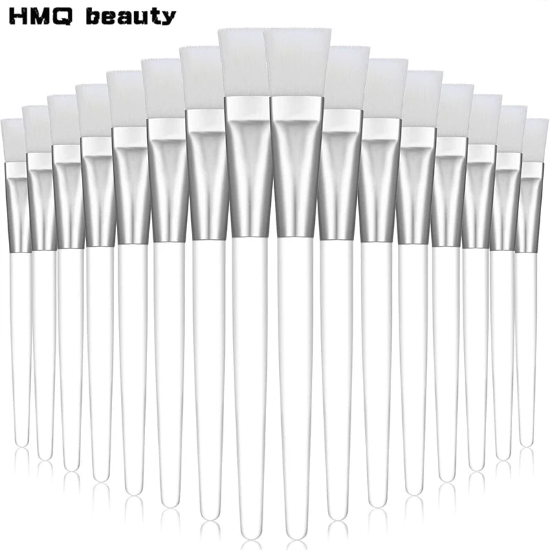 12pcs/set Facial Mask Brushes Soft bristle Transparent Crystal Rod Face Applicator Brush DIY Skincare Salon Spa Makeup Tools