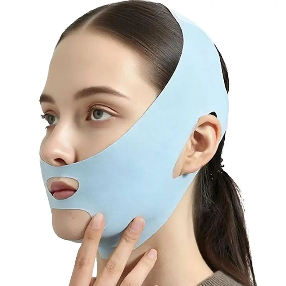 Reusable Face Slimming Bandage V Line Face Shaper Women Chin Cheek Lift Up Belt Facial Massage Strap Face Skin Care Beauty Tools
