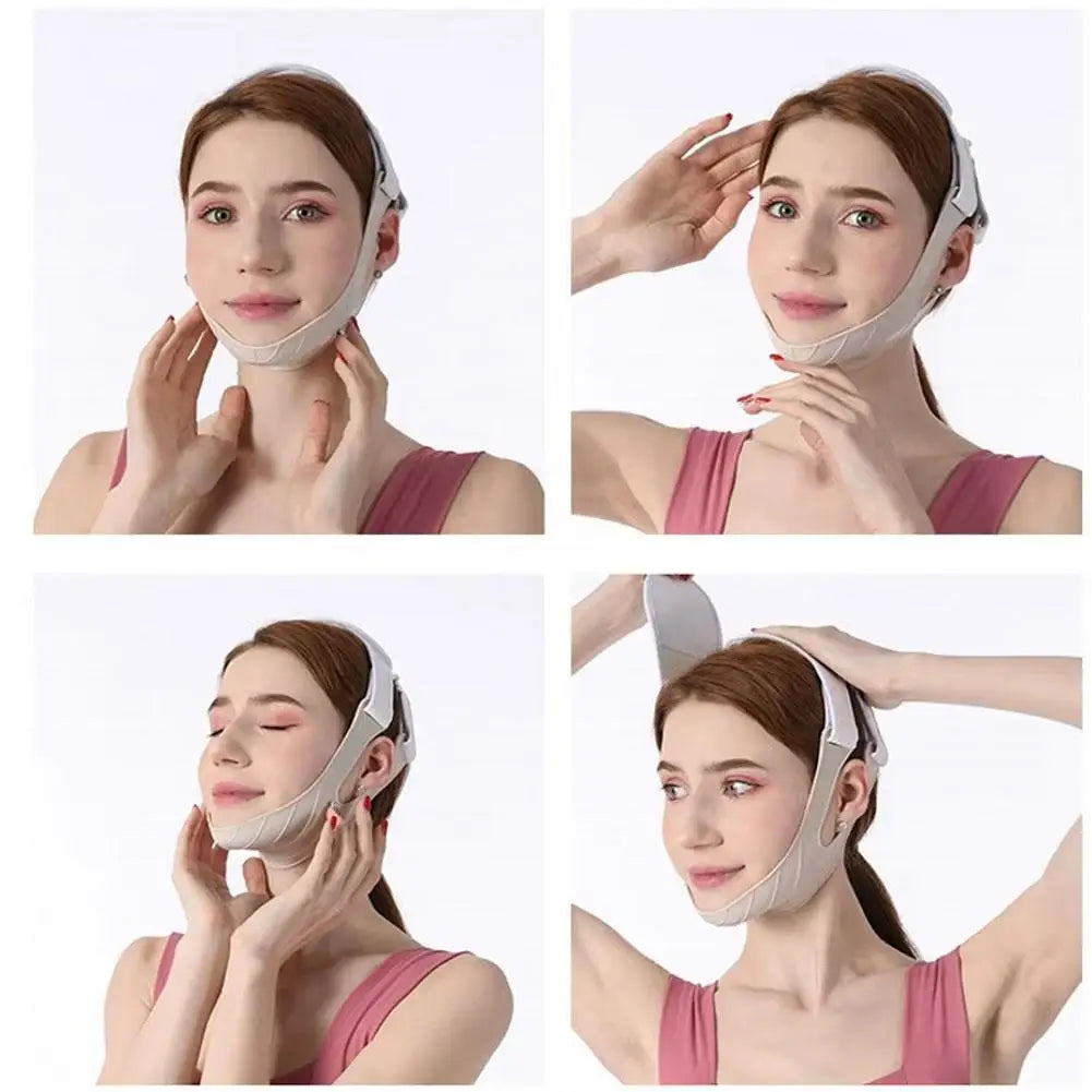 Reusable Face Slimming Bandage V Line Face Shaper Women Chin Cheek Lift Up Belt Facial Massage Strap Face Skin Care Beauty Tools