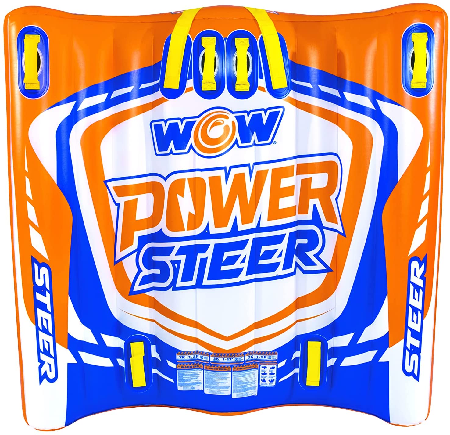 WOW Watersports Power Steer 2 Person 2P Steerable Deck Tube Towable-3