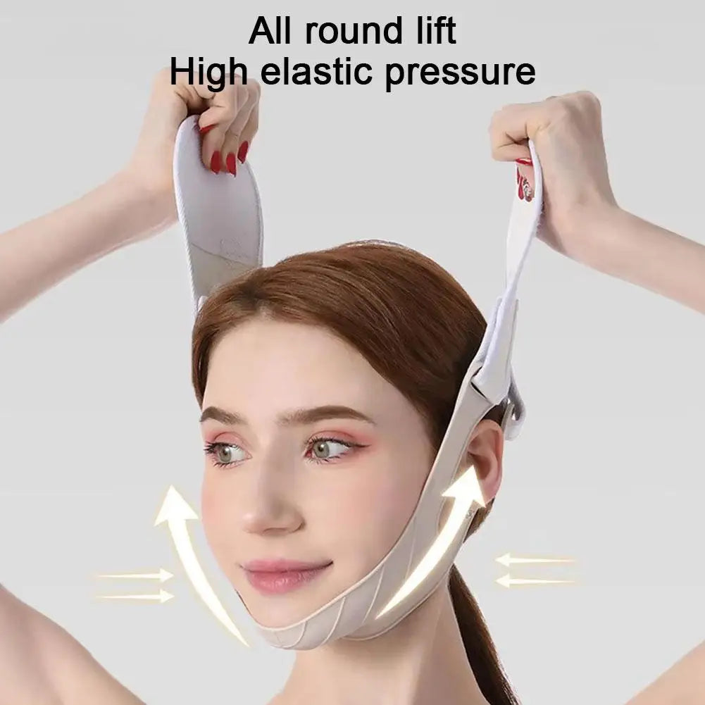 Reusable Face Slimming Bandage V Line Face Shaper Women Chin Cheek Lift Up Belt Facial Massage Strap Face Skin Care Beauty Tools