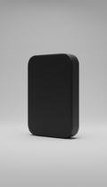 Matte black minimalist smart hub