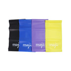 Maji Sports Full Body Exercise and Stretch Bands - Variable Resistance 4 Pack-0