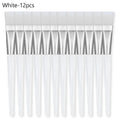 12pcs/set Facial Mask Brushes Soft bristle Transparent Crystal Rod Face Applicator Brush DIY Skincare Salon Spa Makeup Tools