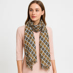 Womens Viscose Print Scarf Lightweight Wraps MV515
