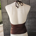 Loco Boutique Blank Halter Tankini