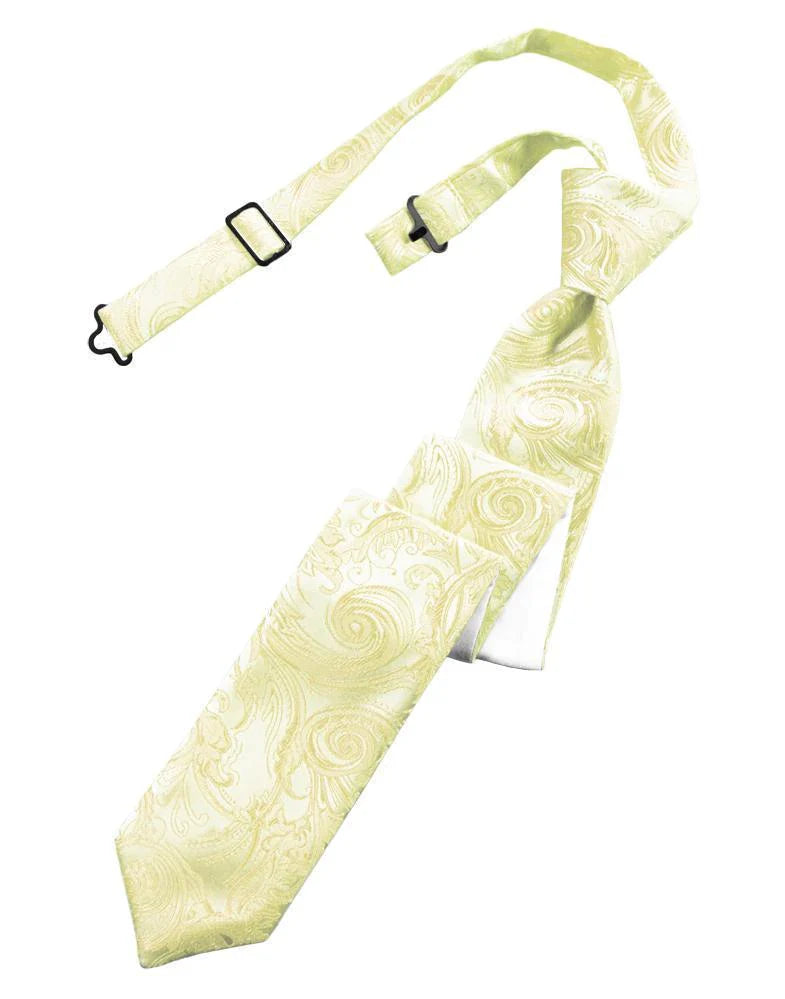 Tapestry Skinny Necktie Pre- Tied-1