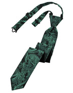 Tapestry Skinny Necktie Pre- Tied-16