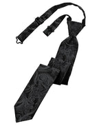 Tapestry Skinny Necktie Pre- Tied-35