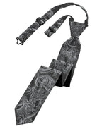 Tapestry Skinny Necktie Pre- Tied-45