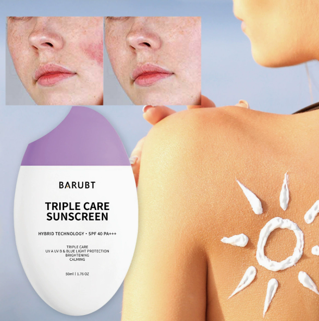 3-in-1 Multi-Effect Face Sunscreen for Women – Triple Action UV Protection, Non-Greasy & Oil-Control – Daily Lightweight Sun Cream