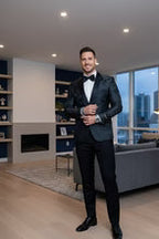 "Amsterdam" Tuxedo Jacket Peak-3