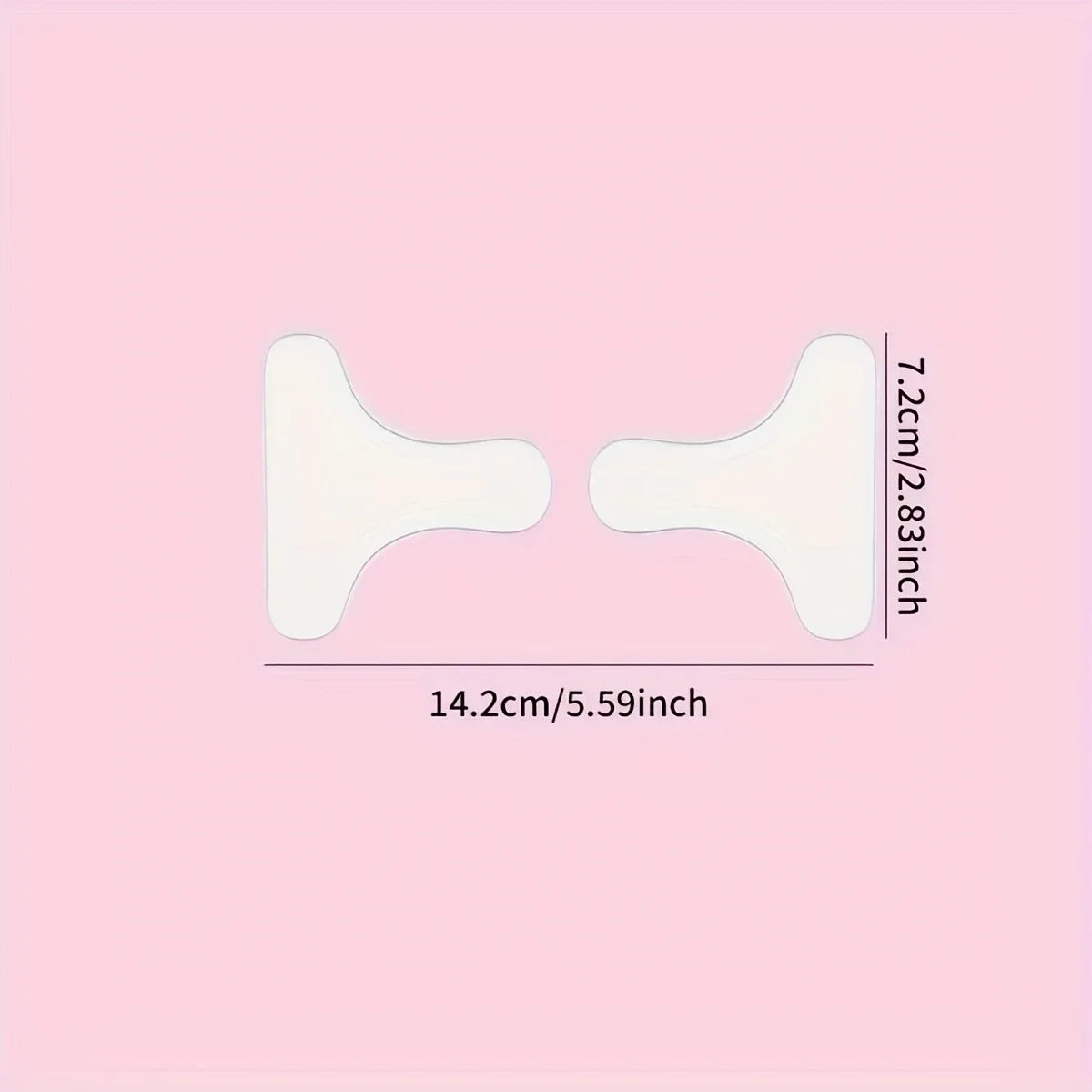 Silicone Eye Patch Silicone T-shaped Eye Patch Portable Facial Skincare Overnight Remove Lines Facial Beauty Tool