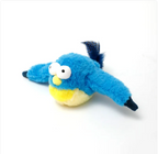 Interactive Plush Pet Toy - Sound & Motion Jumping Fish or Flapping Bird