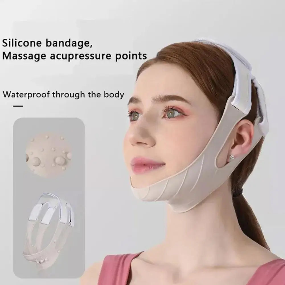 Reusable Face Slimming Bandage V Line Face Shaper Women Chin Cheek Lift Up Belt Facial Massage Strap Face Skin Care Beauty Tools