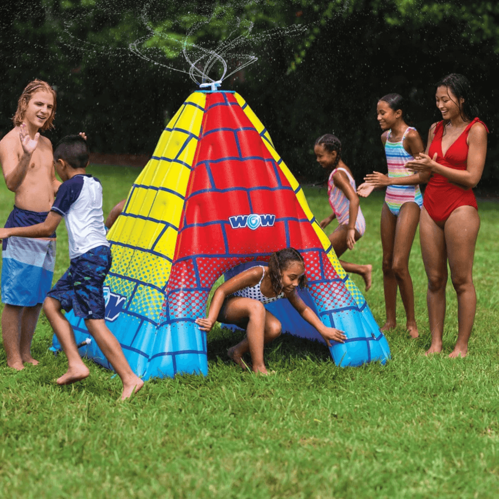 WOW Watersports 5.5ft Rainbow Pyramid Backyard Sprinkler-0