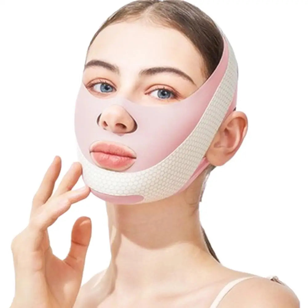 Reusable Face Slimming Bandage V Line Face Shaper Women Chin Cheek Lift Up Belt Facial Massage Strap Face Skin Care Beauty Tools