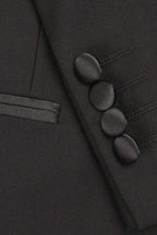 "Milan" Black Tuxedo Jacket Peak (Separates)-2